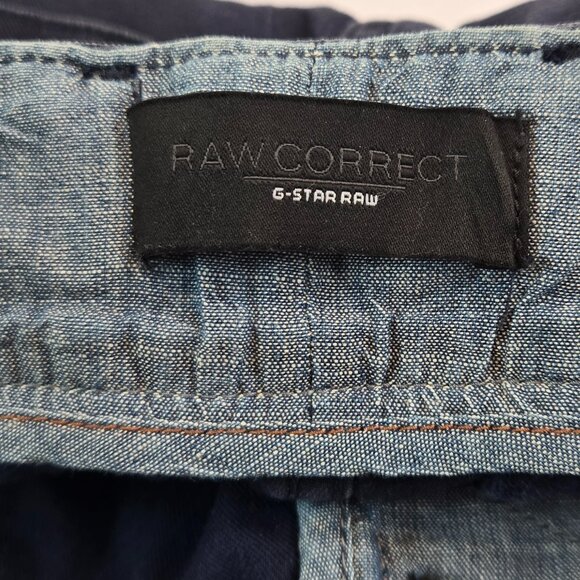G STAR RAW Correct Men’s RCT Omega 3D Bow Tapered Twill Cinched Pants 31 x 34 - Picture 7 of 10